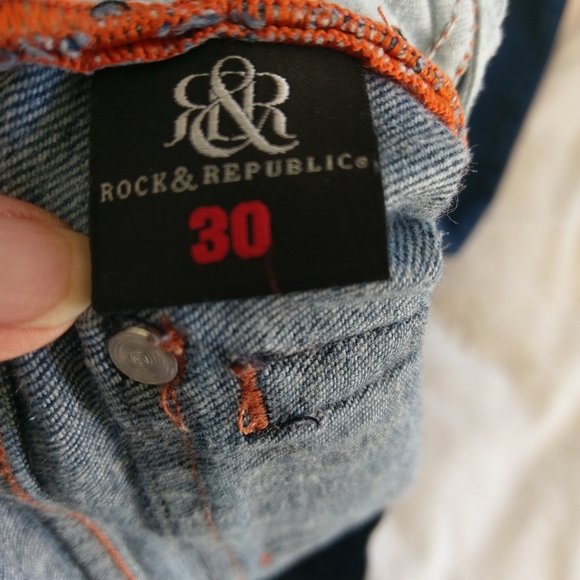 Rock & Republic blue jeans size 30. - Picture 3 of 5